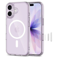 Tech-Protect Magpeak Magsafe CC Case for iPhone 17 - Clear