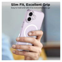 Tech-Protect Magpeak Magsafe CC Case for iPhone 17 - Clear