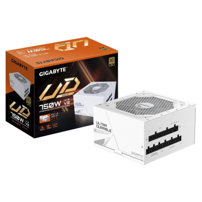 Gigabyte Power Supply|GIGABYTE|UD750GM PG5 ICE|ATX 3.1|750 Watts|Efficiency 80 PLUS GOLD|PFC Active|MTBF 100000 hours|GP-UD750GMPG5ICE