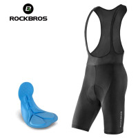 Rockbros RK2002XL bib shorts with XL pad - black