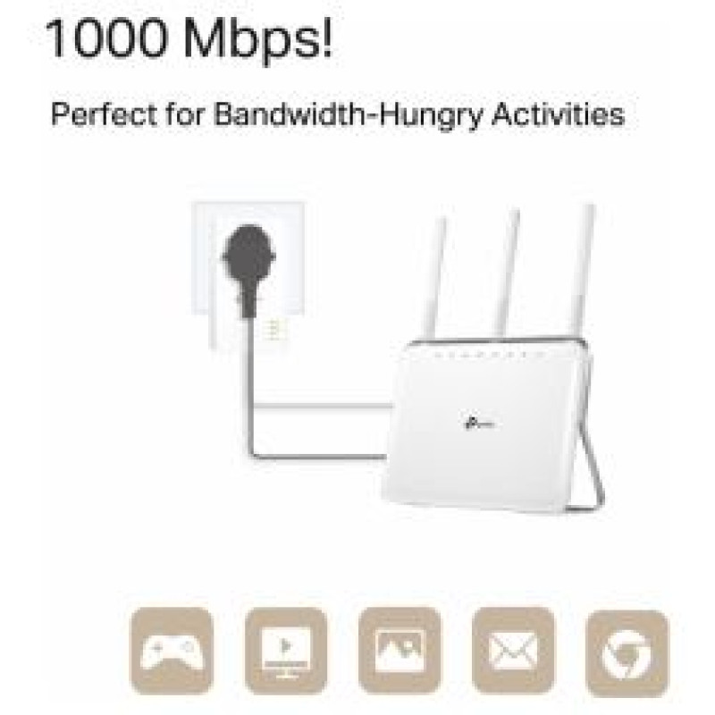 Tp-Link AV1000 Gigabit Passthrough Powerline Starter Kit