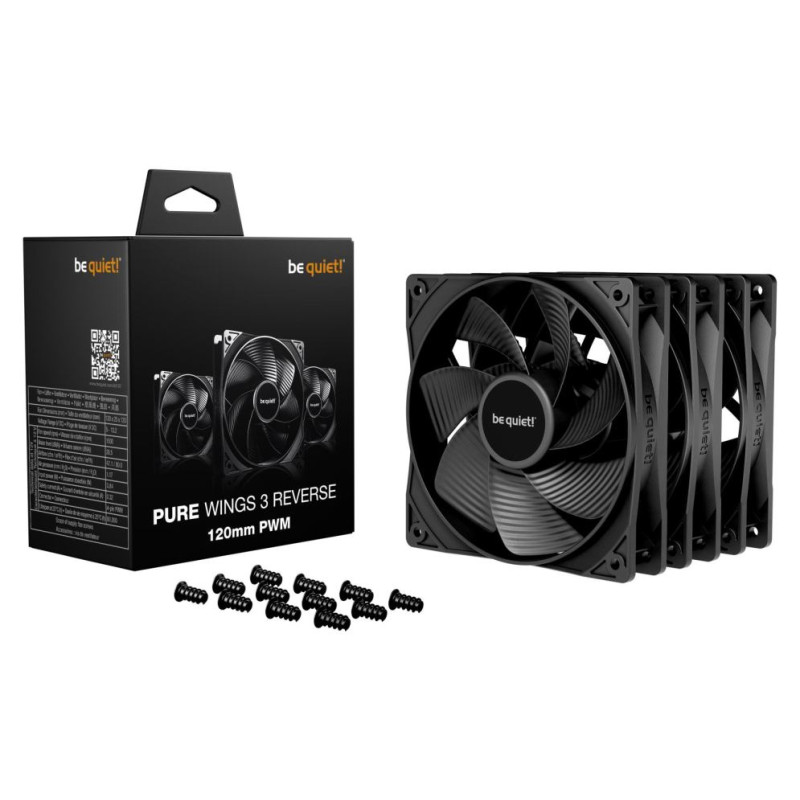 Be Quiet CASE FAN 120MM PURE WINGS 3/PWM 3-PACK BL137 BE QUIET