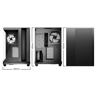 Be Quiet Case|BE QUIET|ATX/micro ATX/Mini-ITX|Black|Midi Tower|PC|BGW85