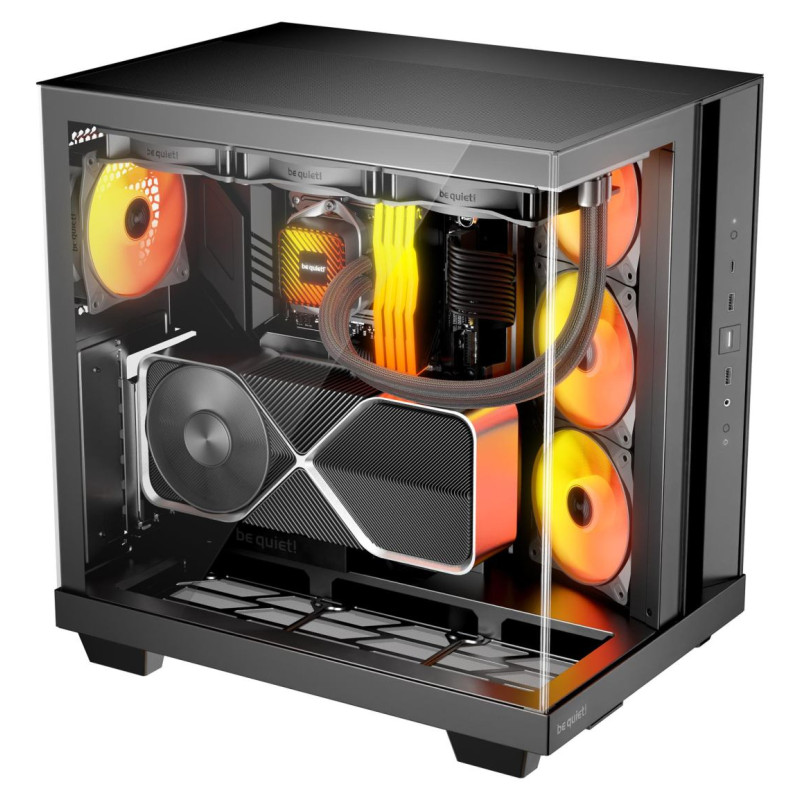 Be Quiet Case|BE QUIET|ATX/micro ATX/Mini-ITX|Black|Midi Tower|PC|BGW85