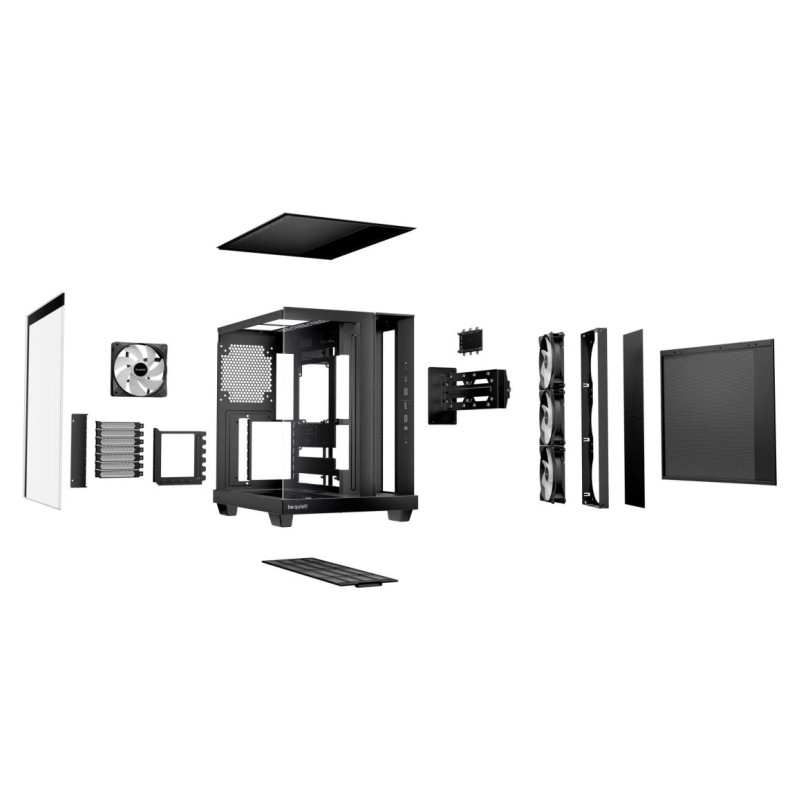 Be Quiet Case|BE QUIET|ATX/micro ATX/Mini-ITX|Black|Midi Tower|PC|BGW85