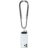 Karl Lagerfeld CBDY Ikonik Charm USB-C Cable / USB-C Lanyard - Black