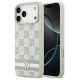 Dkny Checkered with Printed Stripes Case for iPhone 17 Pro Max - Beige