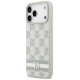 Dkny Checkered with Printed Stripes Case for iPhone 17 Pro Max - Beige