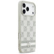 Dkny Checkered with Printed Stripes Case for iPhone 17 Pro Max - Beige