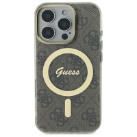 Guess IML 4G MagSafe Case for iPhone 16 Pro Max - Brown