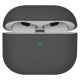 Uniq Lino Silicone AirPods 4 Case - Gray