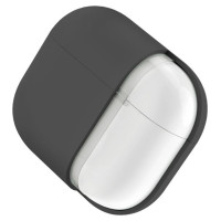 Uniq Lino Silicone AirPods 4 Case - Gray