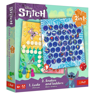Trefl DISNEY STITCH Galda spēle 2 in 1, Stičs un Lilo