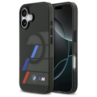 BMW M IML Metal Buttons Tricolor Lines MagSafe Case for iPhone 17 - Black