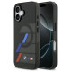 BMW M IML Metal Buttons Tricolor Lines MagSafe Case for iPhone 17 - Black