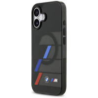BMW M IML Metal Buttons Tricolor Lines MagSafe Case for iPhone 17 - Black
