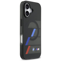 BMW M IML Metal Buttons Tricolor Lines MagSafe Case for iPhone 17 - Black