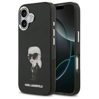 Karl Lagerfeld IML Aquarelle Karl & Logo MagSafe Case for iPhone 17 - Black