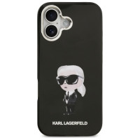 Karl Lagerfeld IML Aquarelle Karl & Logo MagSafe Case for iPhone 17 - Black