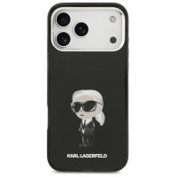 Karl Lagerfeld IML Aquarelle Karl & Logo MagSafe Case for iPhone 17 Pro Max - Black