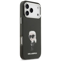 Karl Lagerfeld IML Aquarelle Karl & Logo MagSafe Case for iPhone 17 Pro Max - Black