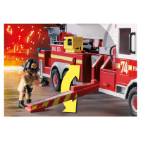 Playmobil Glābšanas transportlīdzekļi: Ugunsdzēsēju mašīna ar  kāpnēm