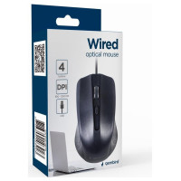 Gembird MOUSE USB OPTICAL/BLACK MUS-4B-01 GEMBIRD