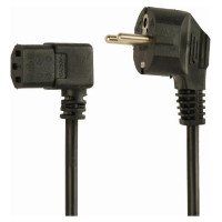 Gembird CABLE POWER ANGLED VDE 1.5M/PC-186A-VDE1B-1.5M GEMBIRD