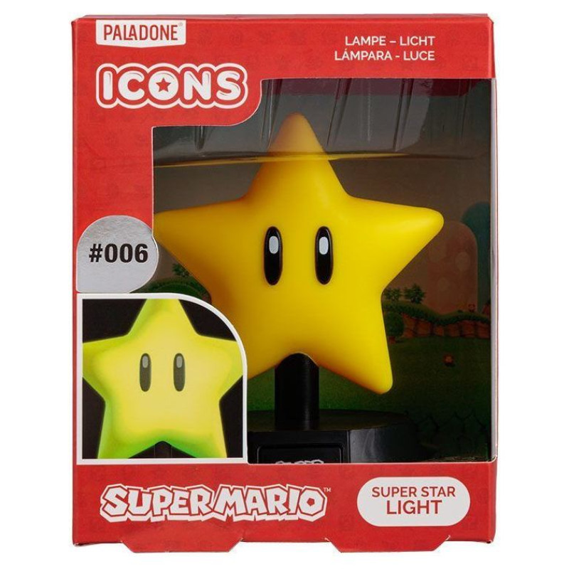 Paladone Super Mario Super Star Icon Light