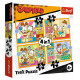 Trefl GARFIELD Pužļu komplekts 4 in 1