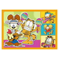 Trefl GARFIELD Pužļu komplekts 4 in 1