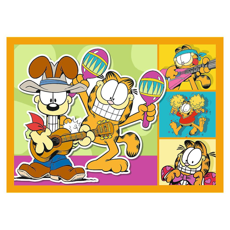 Trefl GARFIELD Pužļu komplekts 4 in 1