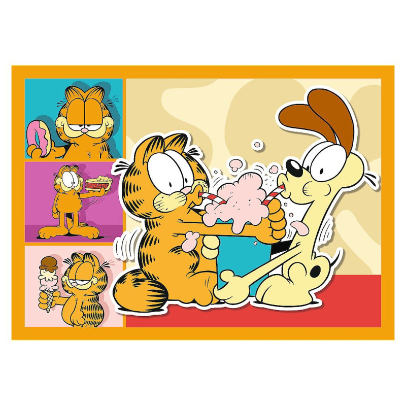 Trefl GARFIELD Pužļu komplekts 4 in 1