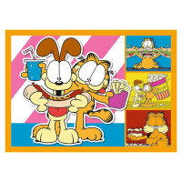 Trefl GARFIELD Pužļu komplekts 4 in 1