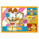 Trefl GARFIELD Pužļu komplekts 4 in 1