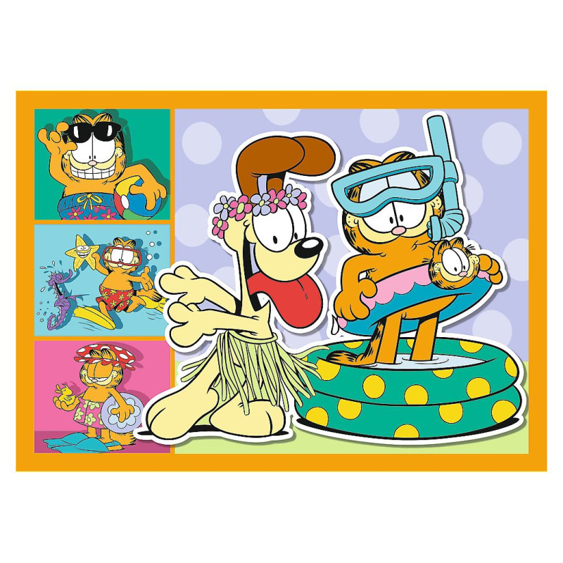 Trefl GARFIELD Pužļu komplekts 4 in 1