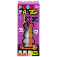 Pour Palz DIY Mini krāsojamais zaķis ar atslēgu piekariņu