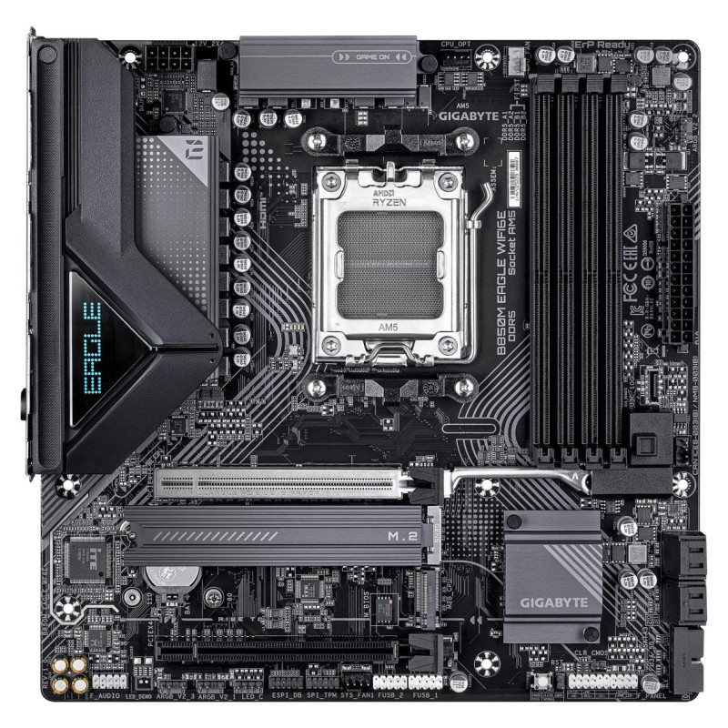 Gigabyte Mainboard|GIGABYTE|AMD B850|SAM5|Micro-ATX|Memory DDR5|Memory slots 4|B850MEAGLEWF6E