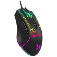 Wozinsky WMGK-7200 Wired Optical Gaming Mouse 7200 DPI - Black
