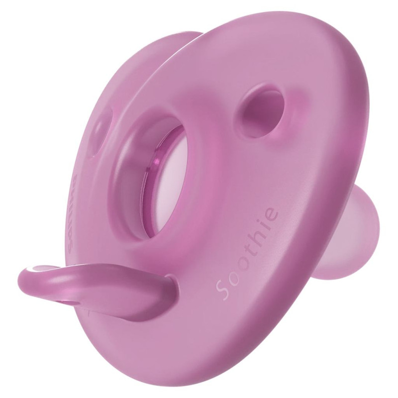 Philips Avent Soothie silikona māneklītis ar silikona vairogu, 0-6M, 2 gab. - SCF099/27