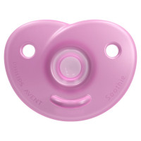 Philips Avent Soothie silikona māneklītis ar silikona vairogu, 0-6M, 2 gab. - SCF099/27