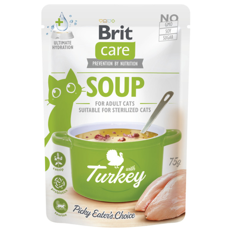 Brit Care Cat Soup Turkey 75 g