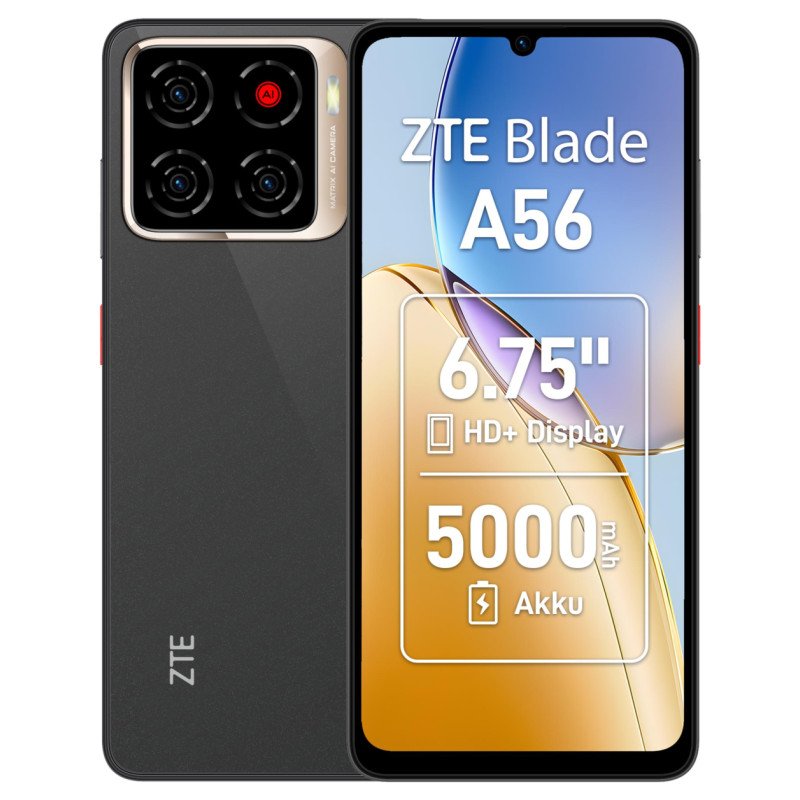 ZTE MOBILE PHONE BLADE A56/4/128GB BLACK ZTE