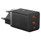 Baseus GaN5 Pro 40W 2xUSB-C Wall Charger - Black