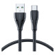 Joyroom Surpass Series A11 USB-A / USB-C 3A cable 0.25 m - black