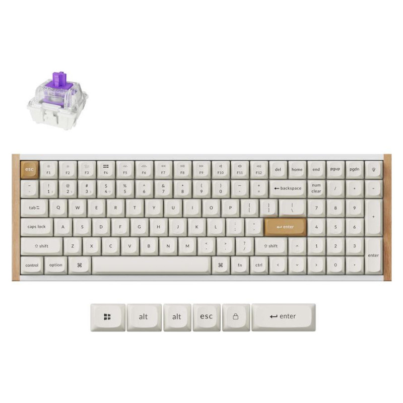 Keychron KEYBOARD WRL K4 HE SPECIAL ED/WHITE K4H-Q1 KEYCHRON