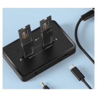 Gembird Dokstacija Gembird Desktop dual driveSSD USB Type-C M.2 NVME and SATA