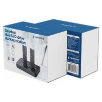 Gembird Dokstacija Gembird Desktop dual driveSSD USB Type-C M.2 NVME and SATA