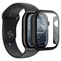 Amazingthing Radix Glass Screen Protector with Case for Apple Watch Series 11 46mm - Black