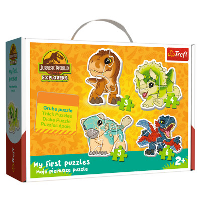 Trefl JURASSIC WORLD Puzle mazuļiem